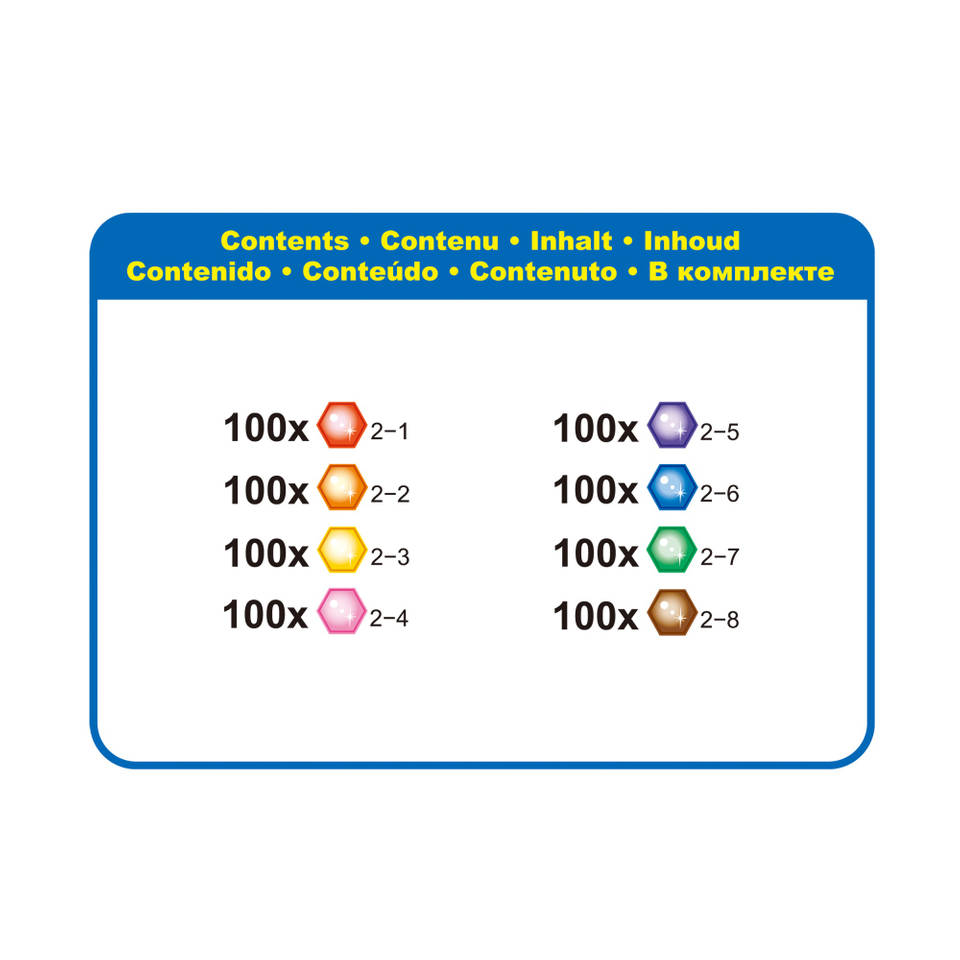 Aquabeads navulling juweel parelpakket - 800 parels