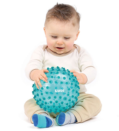 Ludi Sinnesball - 20 cm - Blau m. Massagenoppen