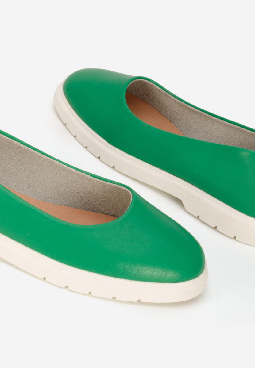 Ballerines femme vert Gimona