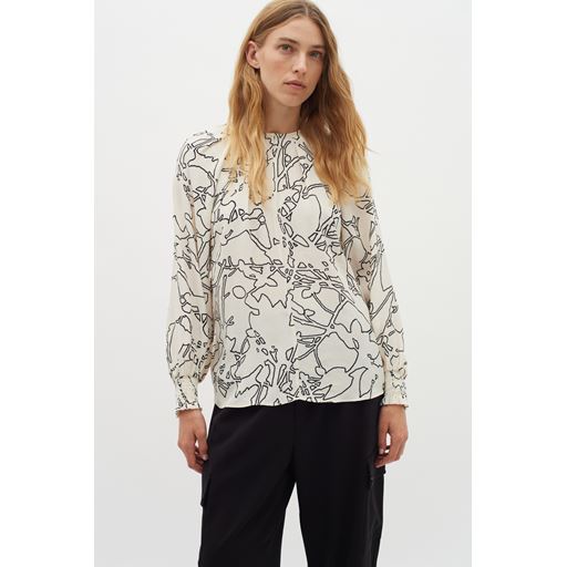InWear BaitIW Bluse, Noncolor Silhuette Lines, 40