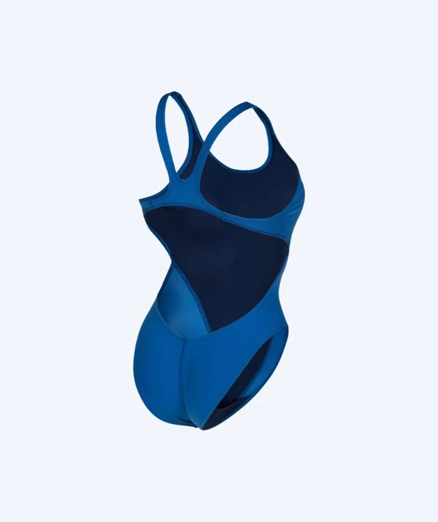 Arena badedragt til damer - Team Swim Tech Solid - Blå