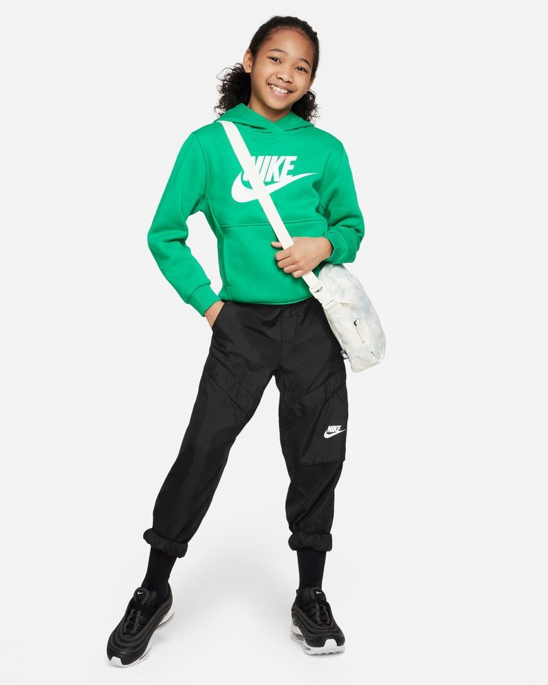 Sweat à capuche Nike Sportswear Club Fleece Vert pour enfant