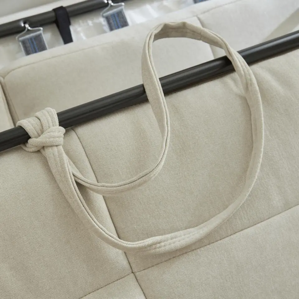CALICOSY - Slaapbank CAMERON - Beige - 84x207x102 cm