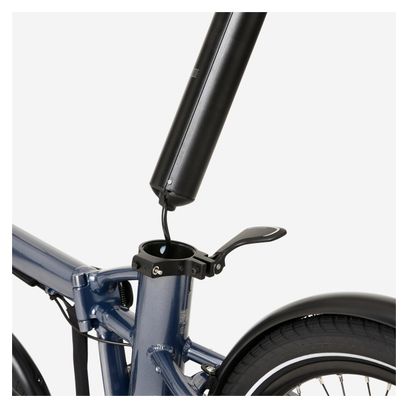 Vélo Pliant Electrique Btwin E Fold 900 1 Seconde Shimano Tourney 7V 20'' Gris
