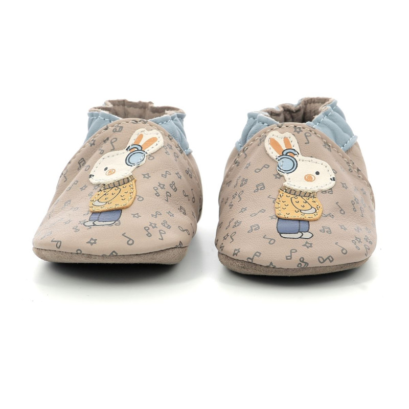 Robeez Robeez Chaussons Music Mood Marron Clair