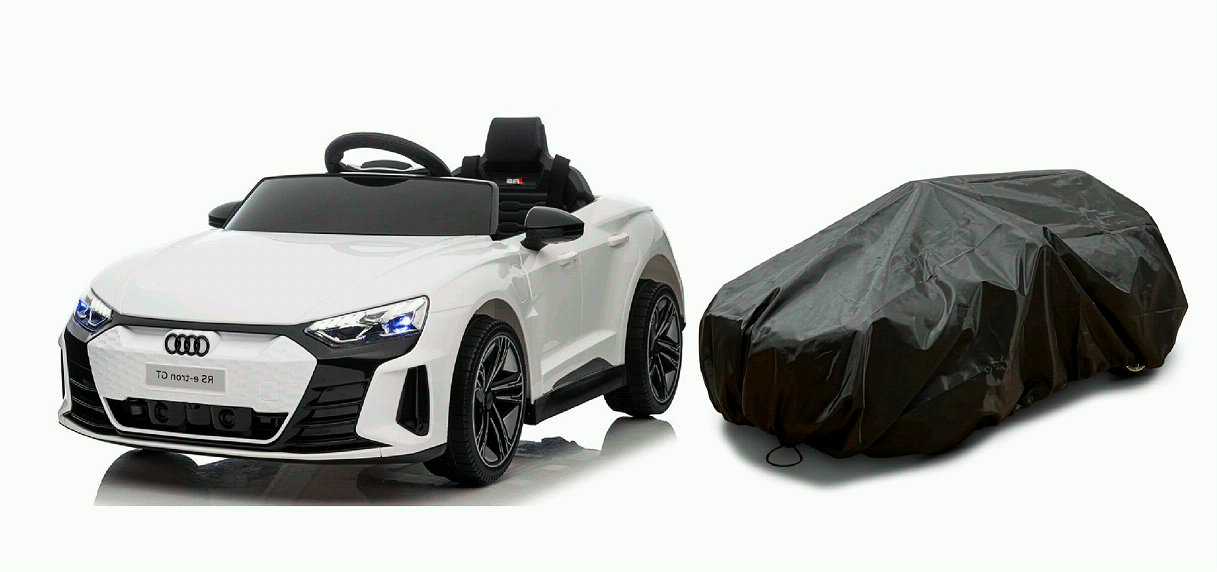 Azeno - Elbil - Audi E-Tron + Cover - Hvid