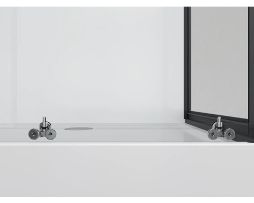 Aurlane Black zen complete douche-unit, 80 x 110 x 217 cm, antraciet mat