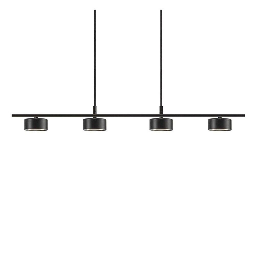 SPOTSKINNENORDLUX CLYDE LED 4X5W 115CM SVART