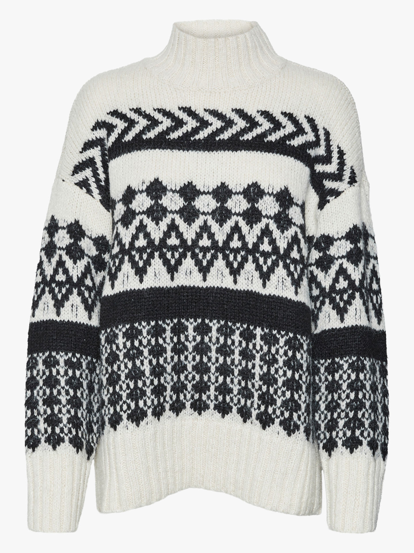 Ample Long Sleeve Highneck Pullover