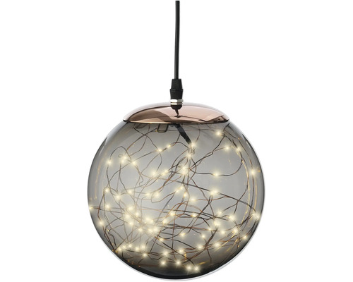 Micro LED-bol Lumineo Ø 40 cm smokey