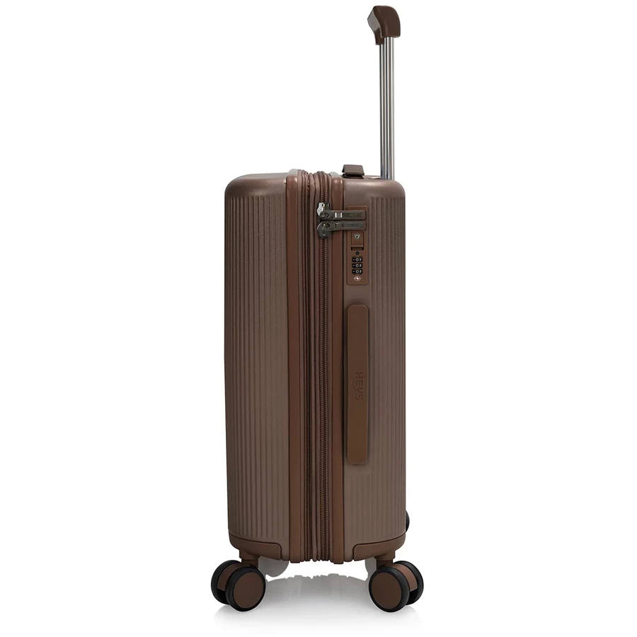 Heys Earth Tones - 4-Rollen-Kabinentrolley S 53 cm erw. umber