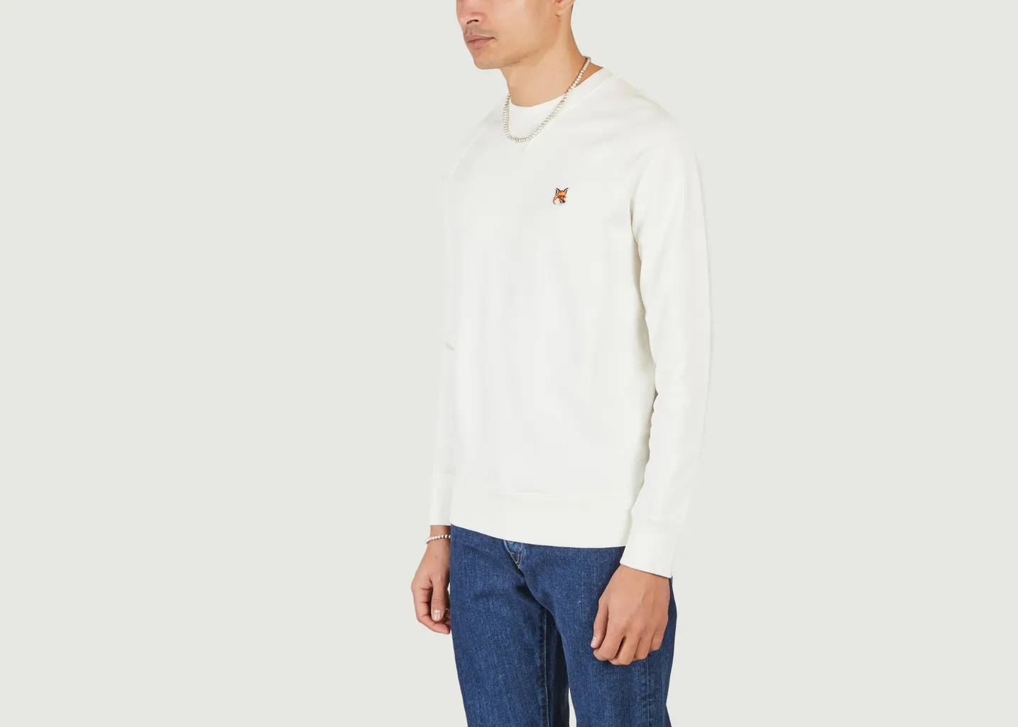 Sweatshirt Fox Head Patch Classic Maison Kitsuné