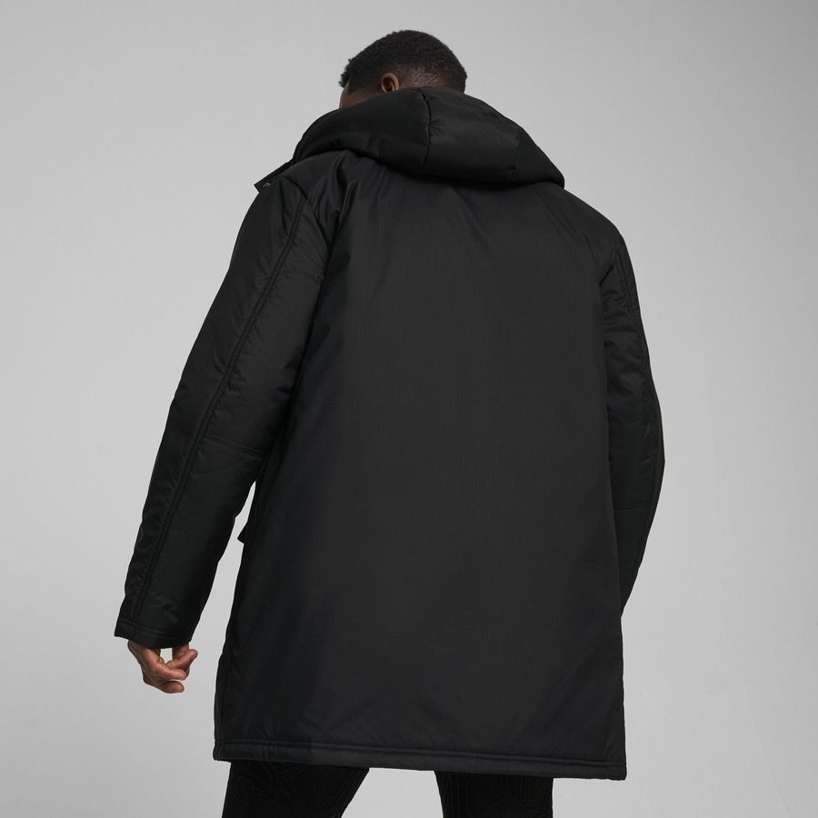 Dortmund Manteau d'Hiver - Noir/Faster Yellow