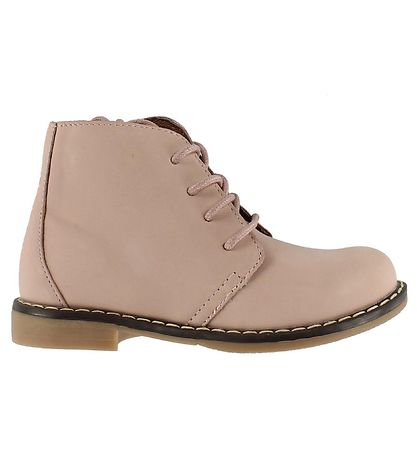 En Fant Stiefel - Pink m. Schnürsenkeln