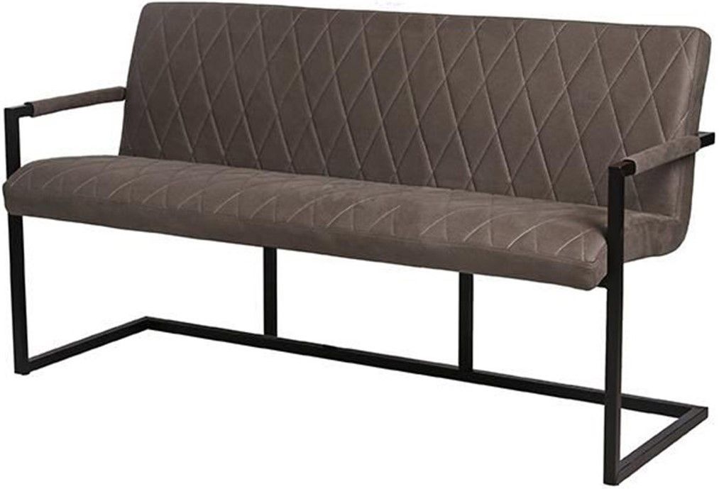 Eettafelbank Antraciet UK-30.297 Denmark B155 x D62 x H86 cm