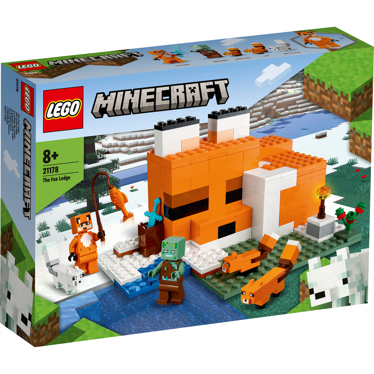 Le refuge Renard LEGO Minecraft 21178