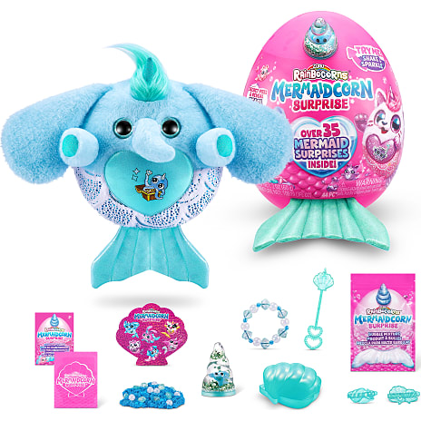 Rainbocorns Mermaidcorn Surprise bamse - assorteret