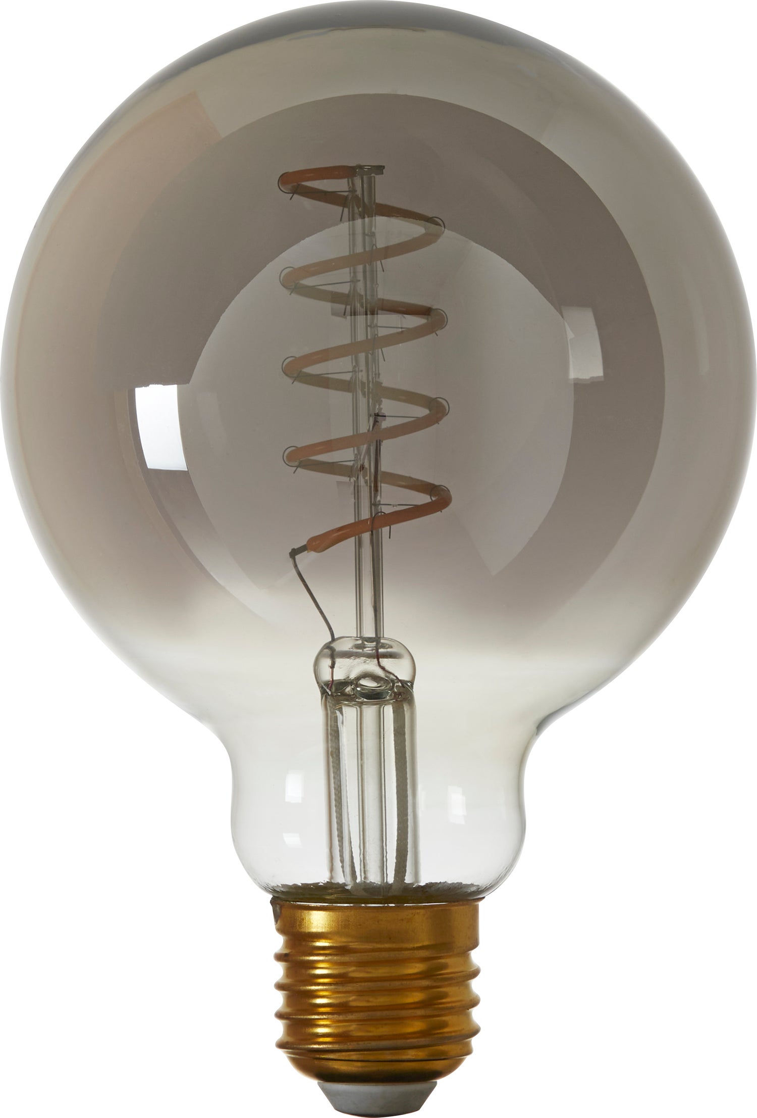 Light & Living lichtbron LED bol spiraal warm wit smoke 4W E27