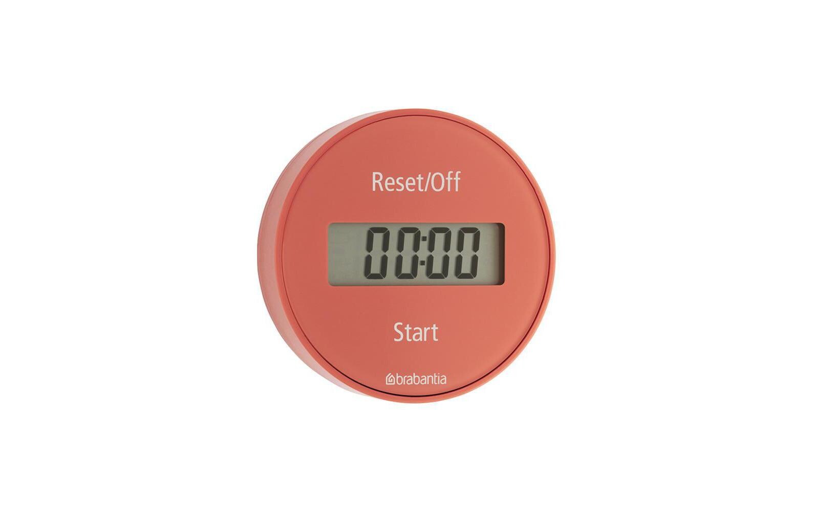 Küchentimer Tasty+ RotKüchentimer, Digital in der Farbe Coral