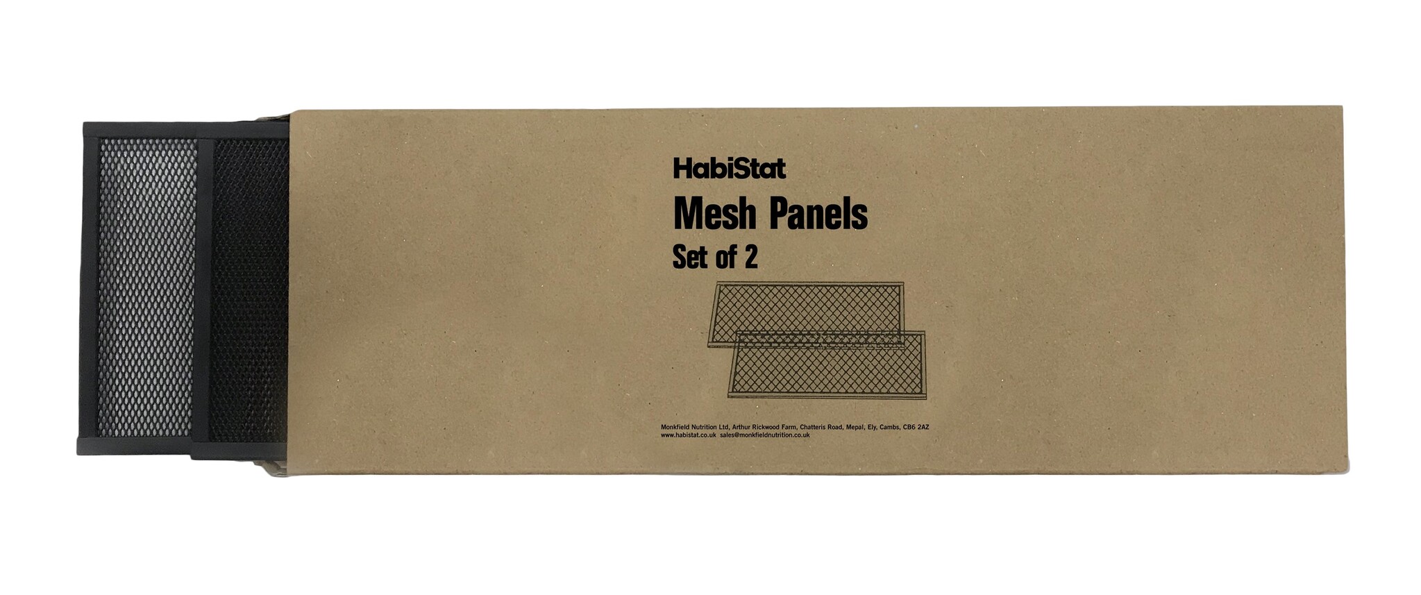 Habistat Mesh Paneel voor 45cm Terrarium 2 stuks