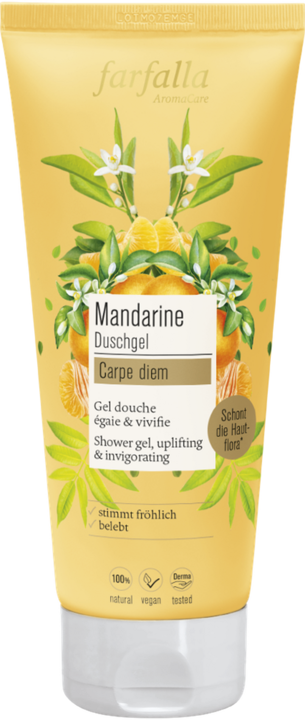 farfalla  Feuchtigkeitsspendendes Duschgel Carpe Diem, 200 ml