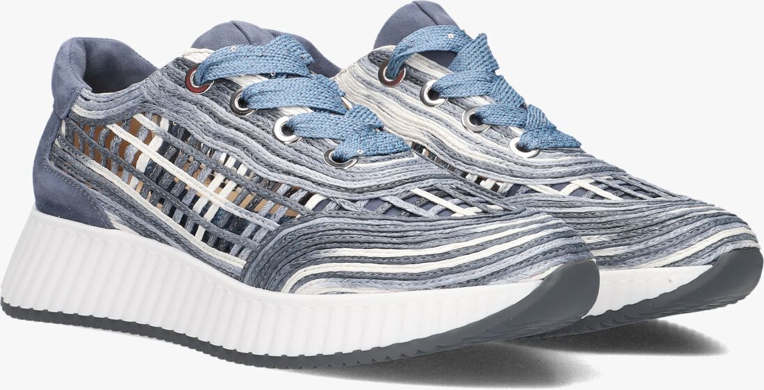 blauwe softwaves lage sneakers 8.95.01