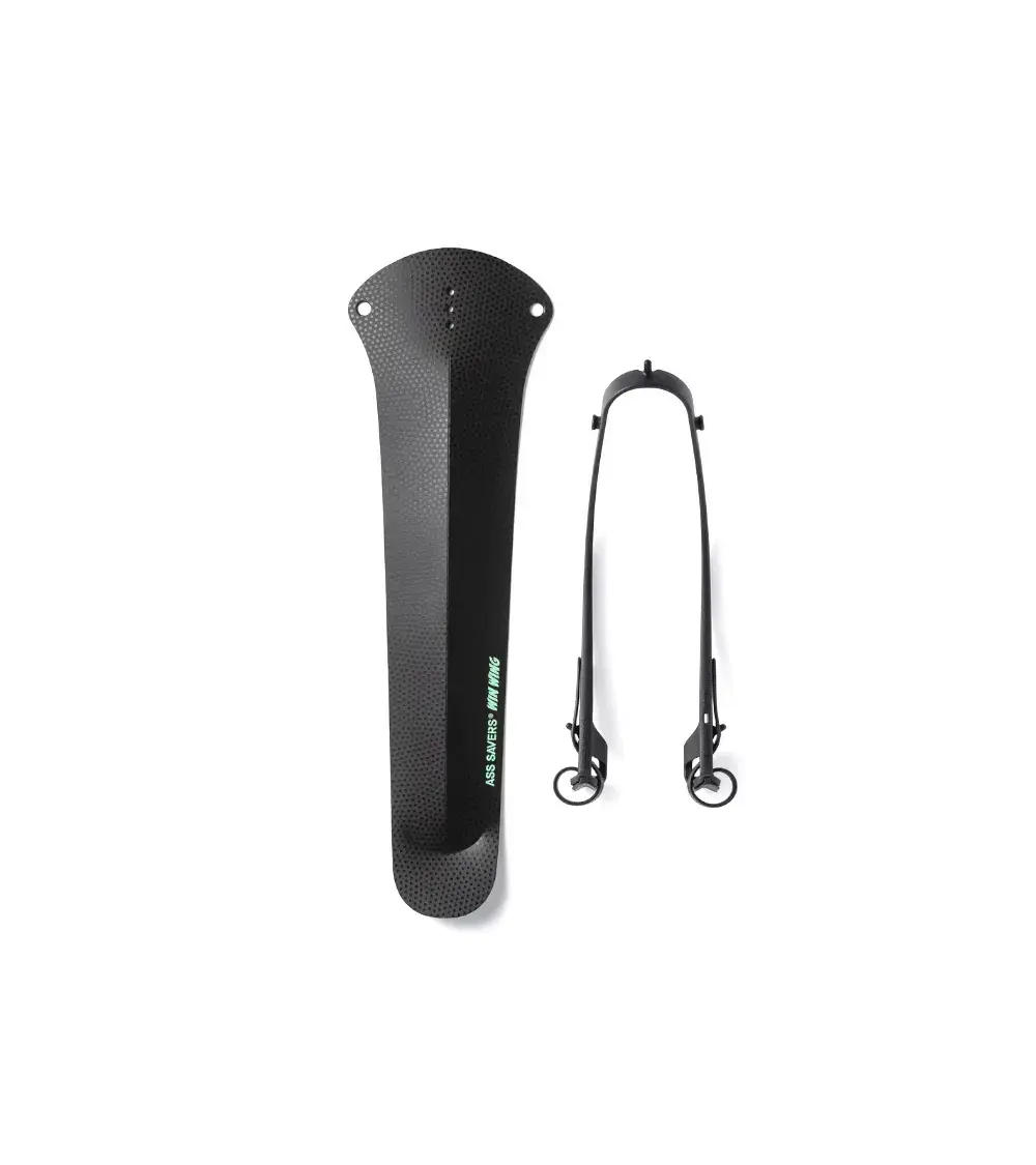 Ass Savers Mini Achterspatbord WRS-2 Win Wing Road Zwart