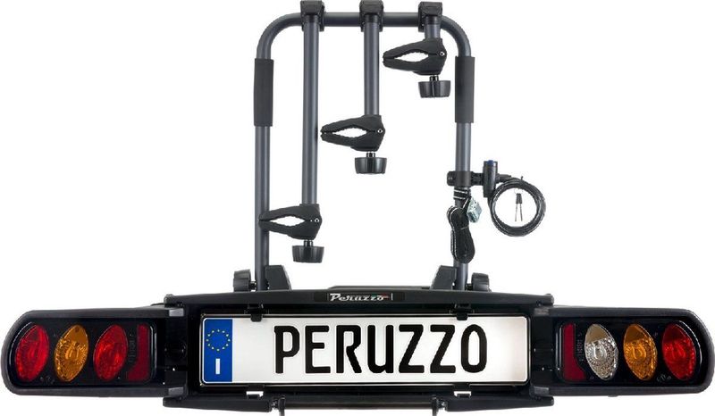Peruzzo - Pure Instinct 3 - FietsenDrager - Geschikt Voor 3 Fietsen - 13-Polige Aansluiting