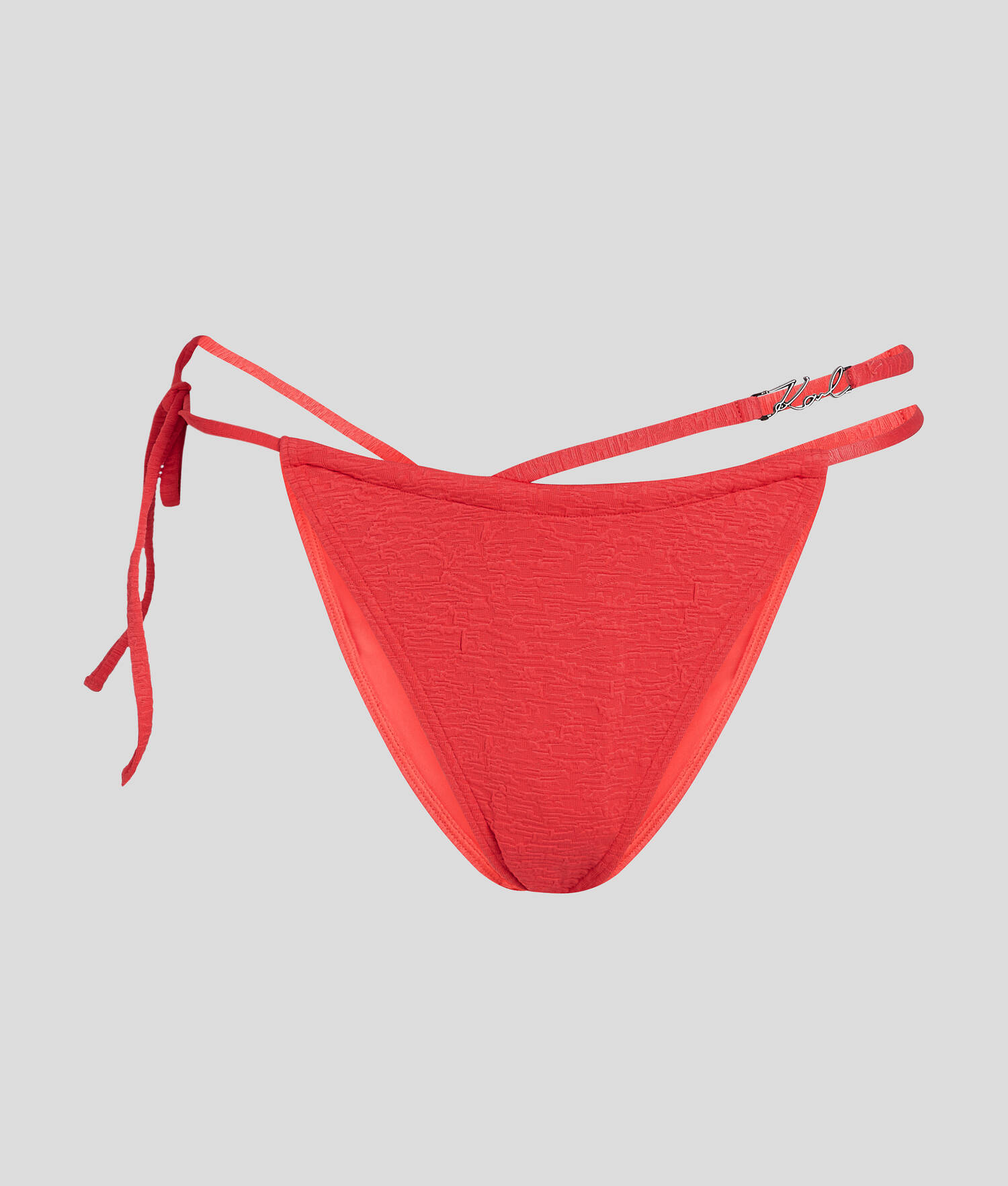 BAS DE BIKINI TANGA TEXTURÉ - Hibiscus