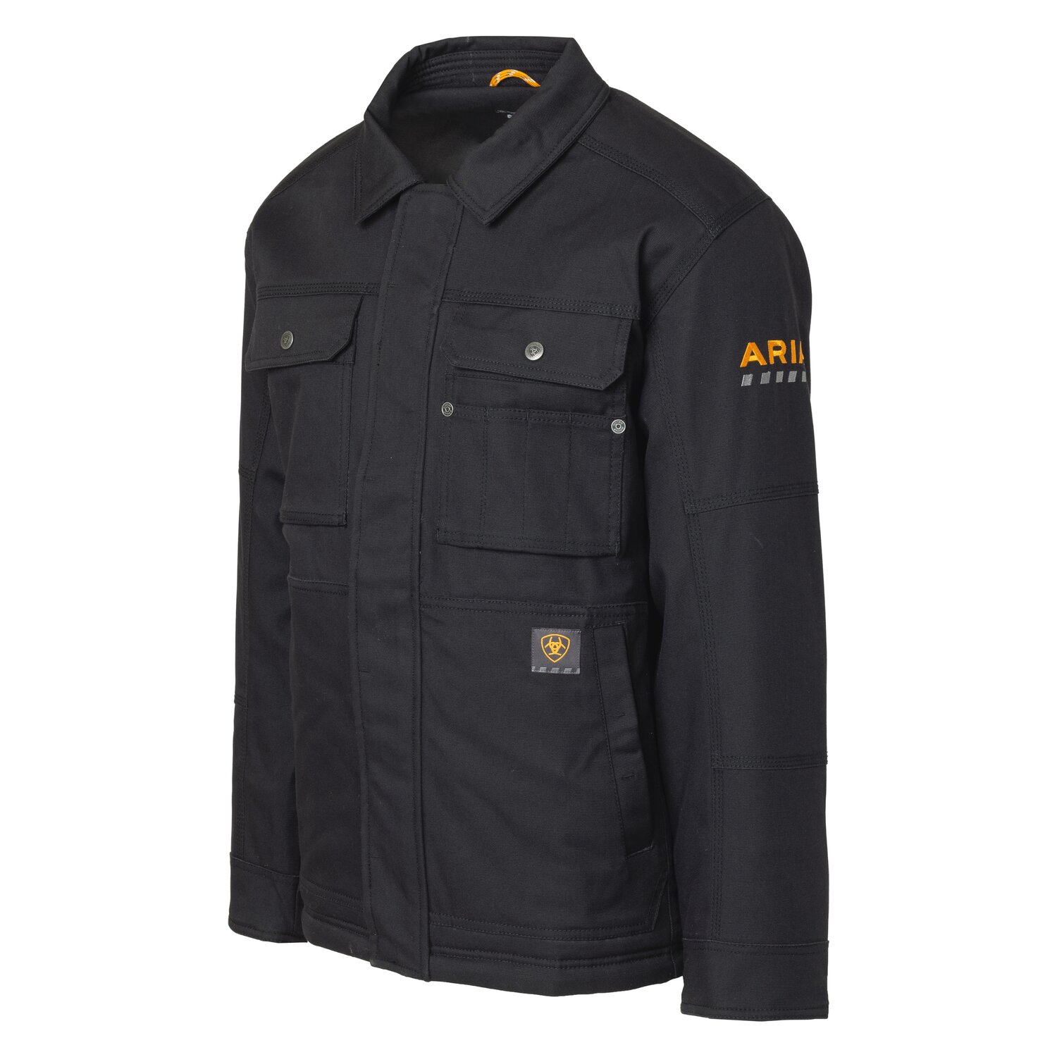 ARIAT MNS Rebar DuraCanvas Sherpa-Lined Coat  - black