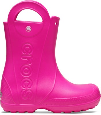 Crocs Handle It Kids Gummistøvler, Pink Crush