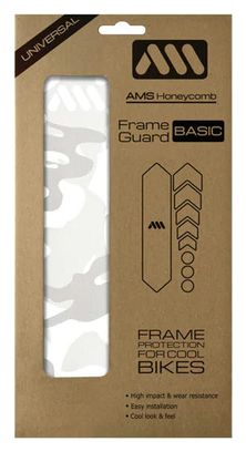 Kit de Protection All Mountain Style Basic Camo Blanc