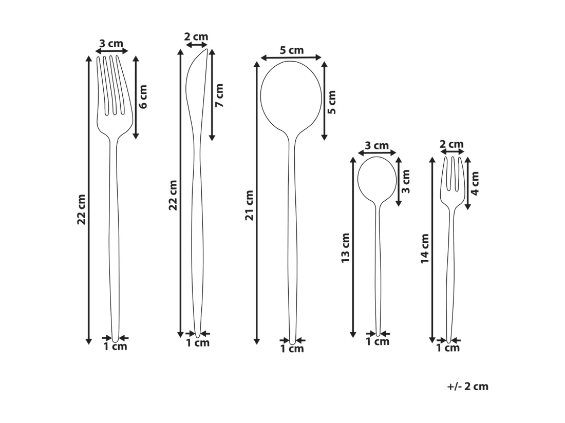 Set de 30 couverts RIGATONI Multicolore