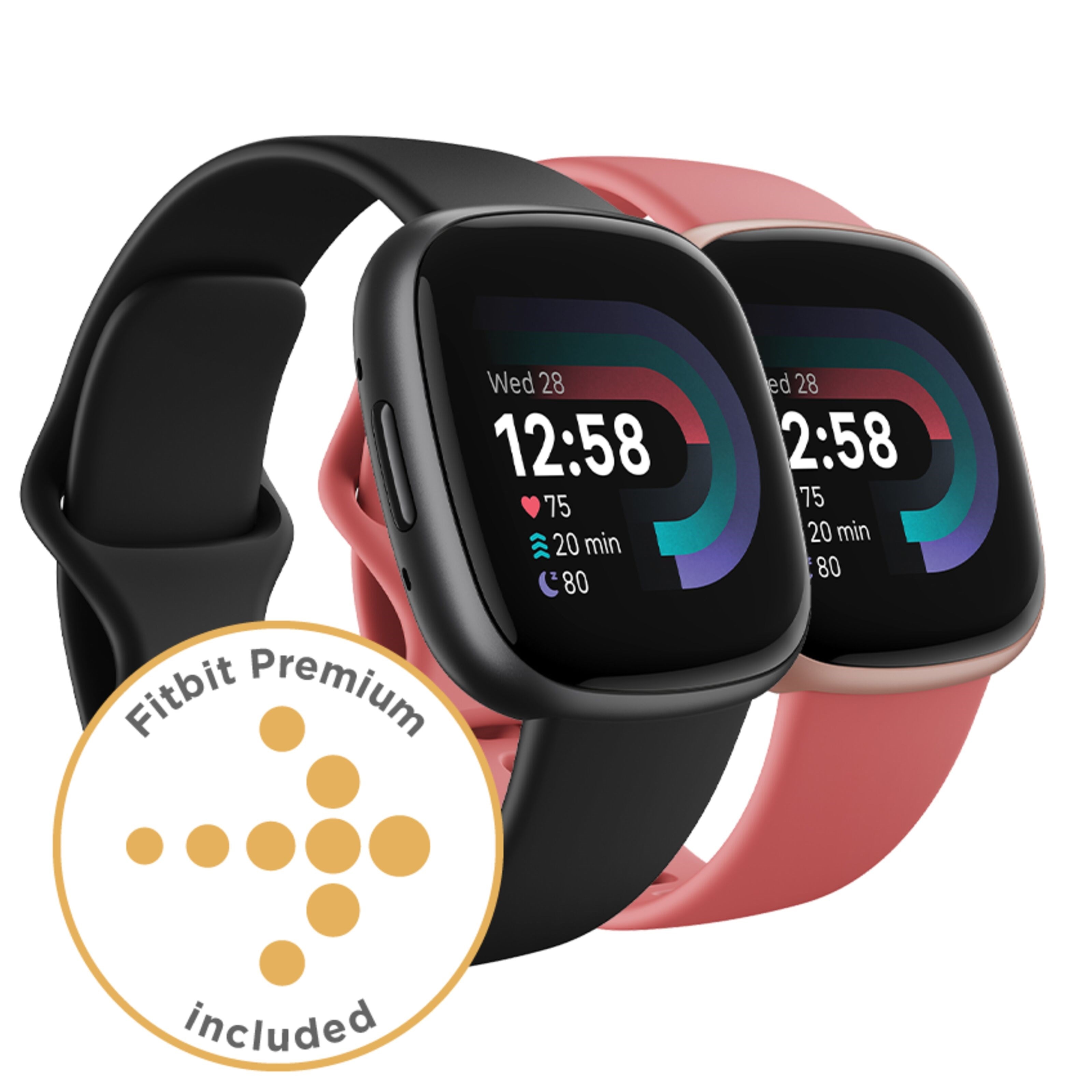 Fitbit Versa 4 Aktivitetsklokke Black/Graphite