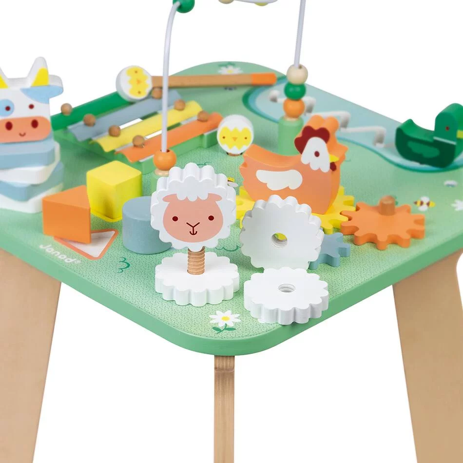 TABLE D'ACTIVITÉS JOLIE PRAIRIE - EN BOIS
