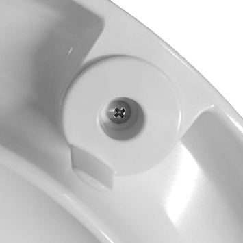 Tiger Toiletbril comfort care wit met deksel verhoogd