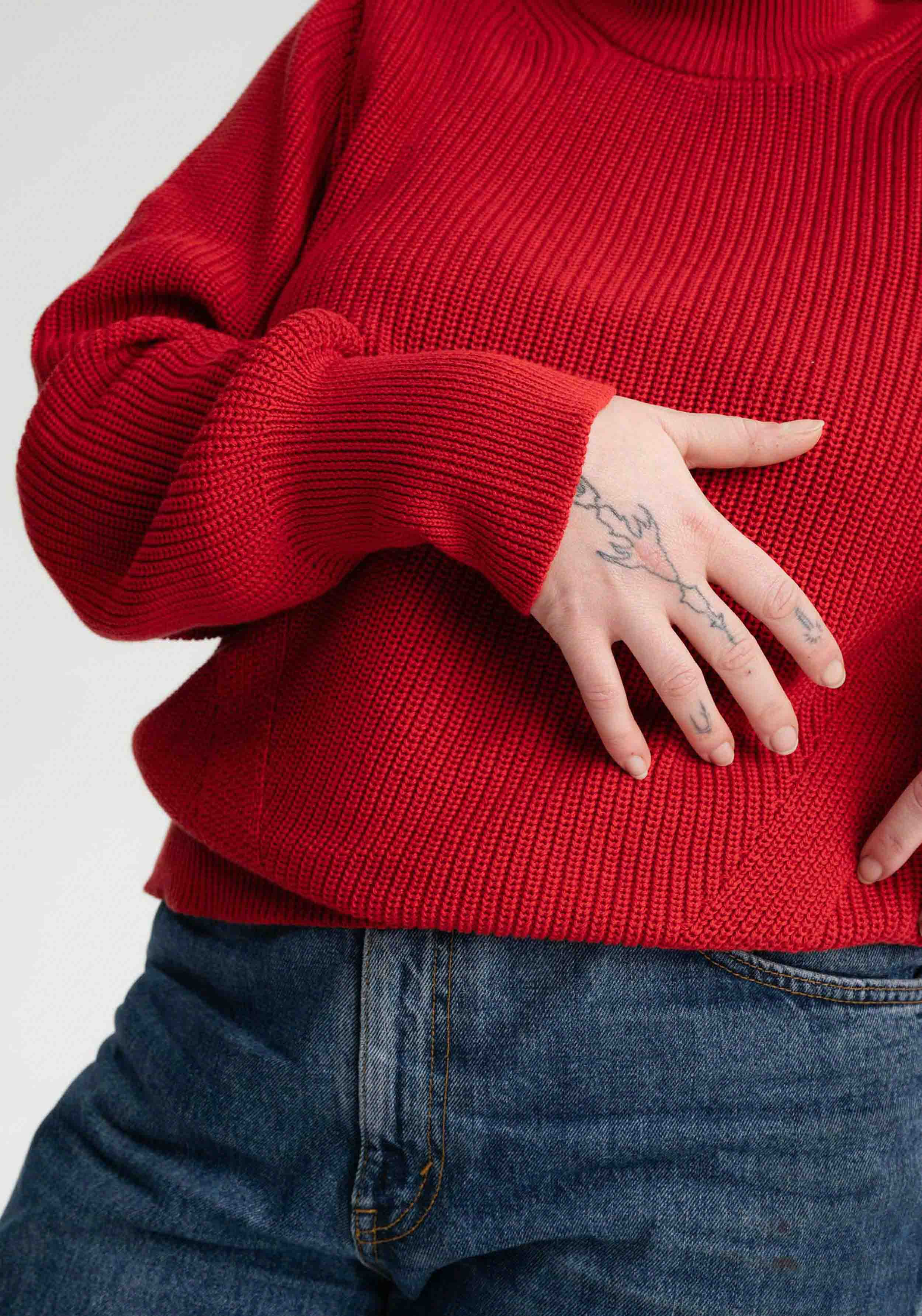 Mela Strickpullover Riya Pomegranate
