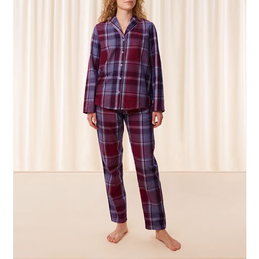 Triumph Boyfriend Pyjamassæt, Red Dark Combination, 38
