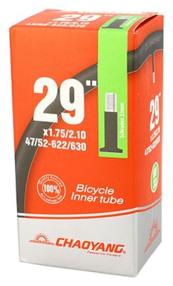 CHAMBRE AIR VTT 29X1.75/2.10 VS CHAOYANG VALVE 33MM