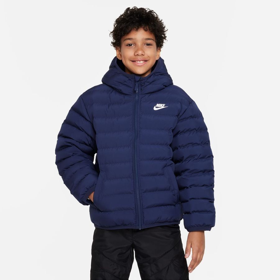 Nike Manteau d'Hiver NSW synthetic-fill - Bleu Marine/Blanc Enfant
