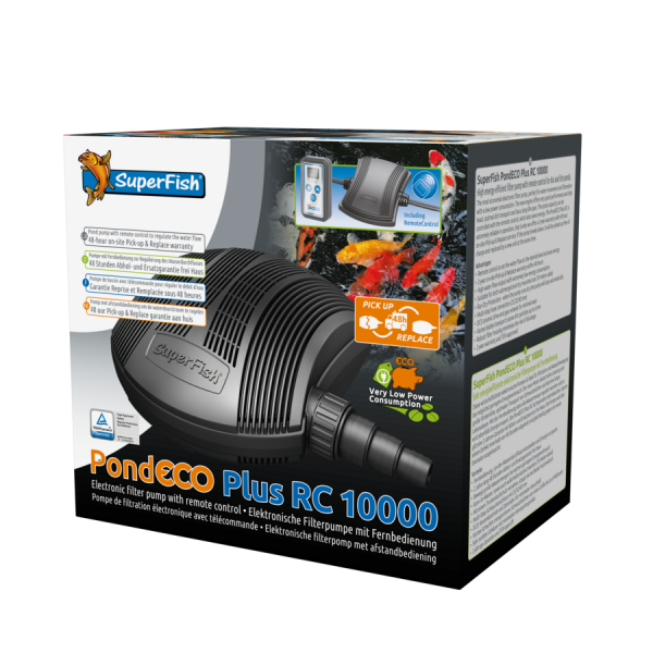Pond eco plus rc 10000 variateur (4500 à 9200 l/h)