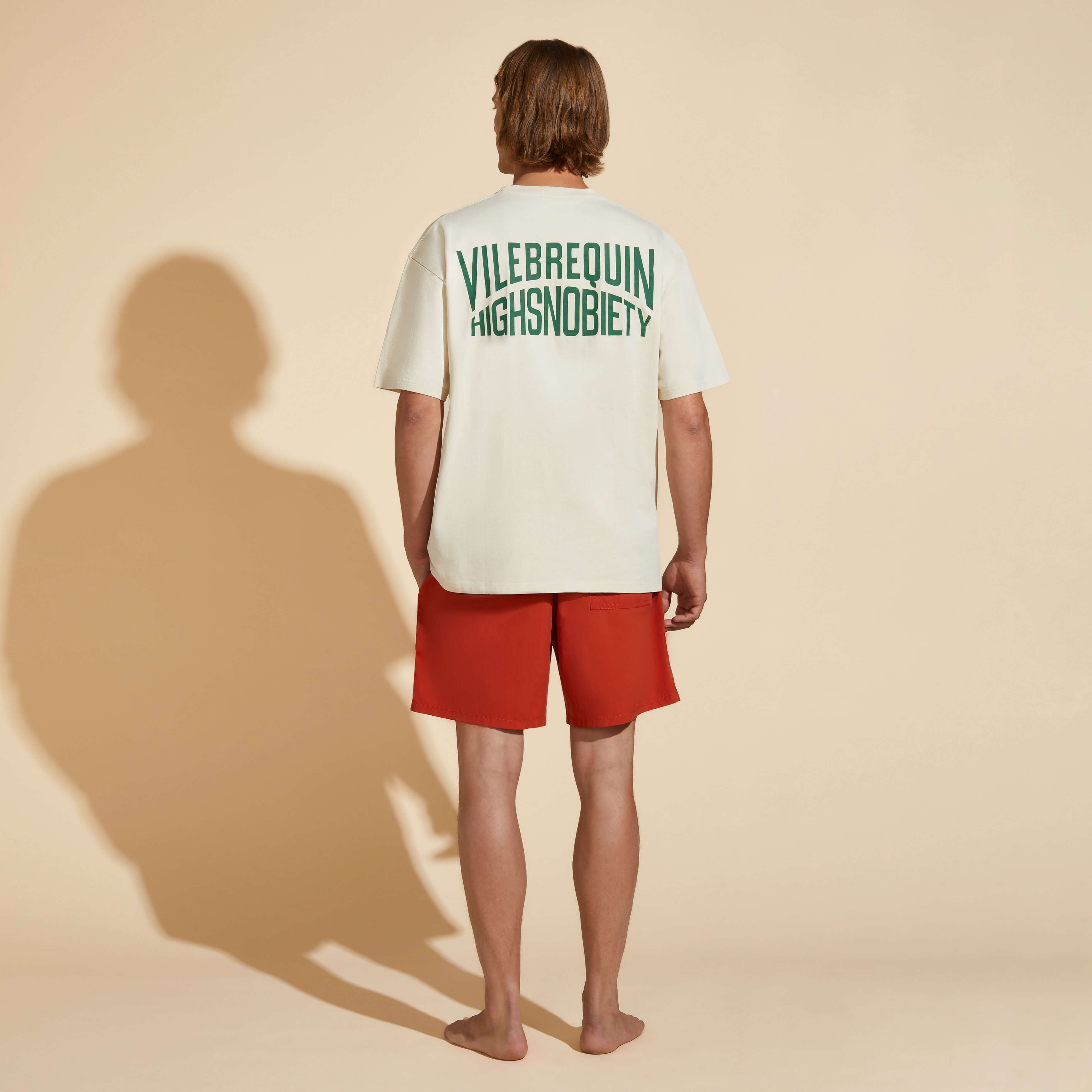 T-shirt en coton homme uni - Vilebrequin x Highsnobiety | Site Vilebrequin | OLLZ3P53