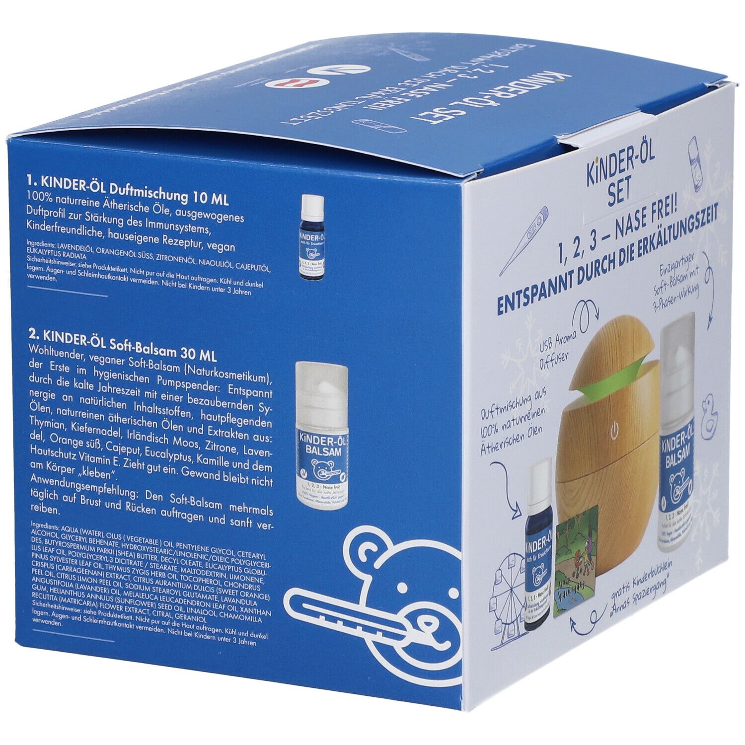 KINDER-ÖL Set 1,2,3 Nase frei