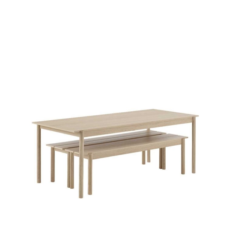 Muuto Linear wood bank 170x34