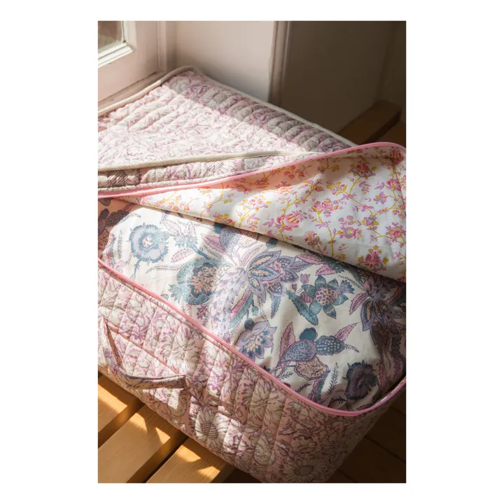 Louise Misha Sac de rangement Taty en coton bio | Rose