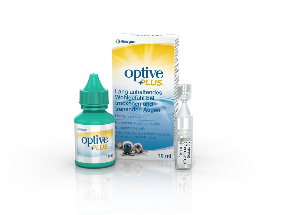 OPTIVE Plus Augen-Pflegetropfen Gtt Opht Fl 10 ml