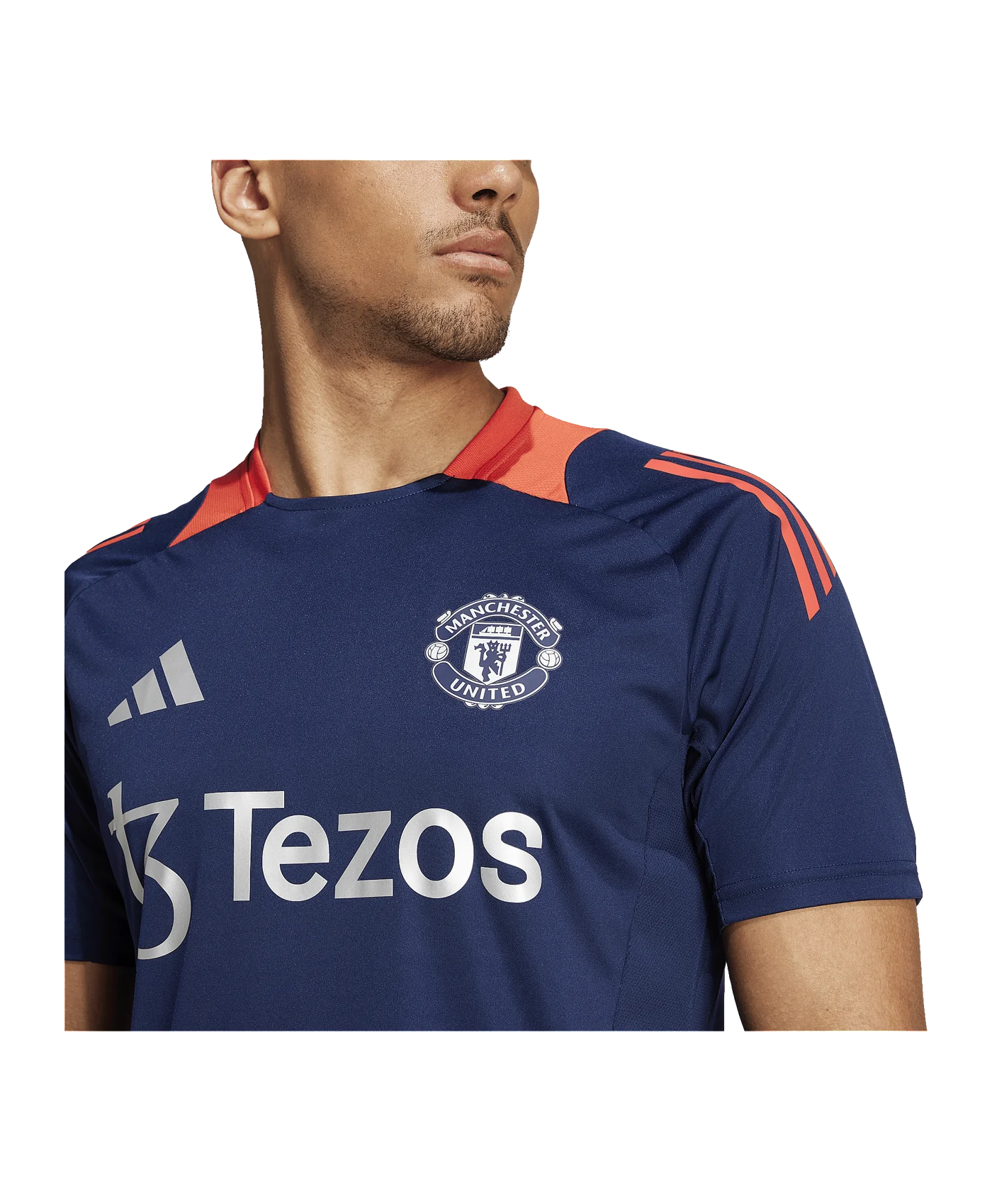 adidas Manchester United Trainingsshirt Blau
