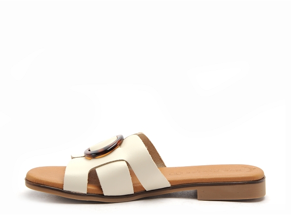 Eva frutos mules et sabots plats femme 3064 beige