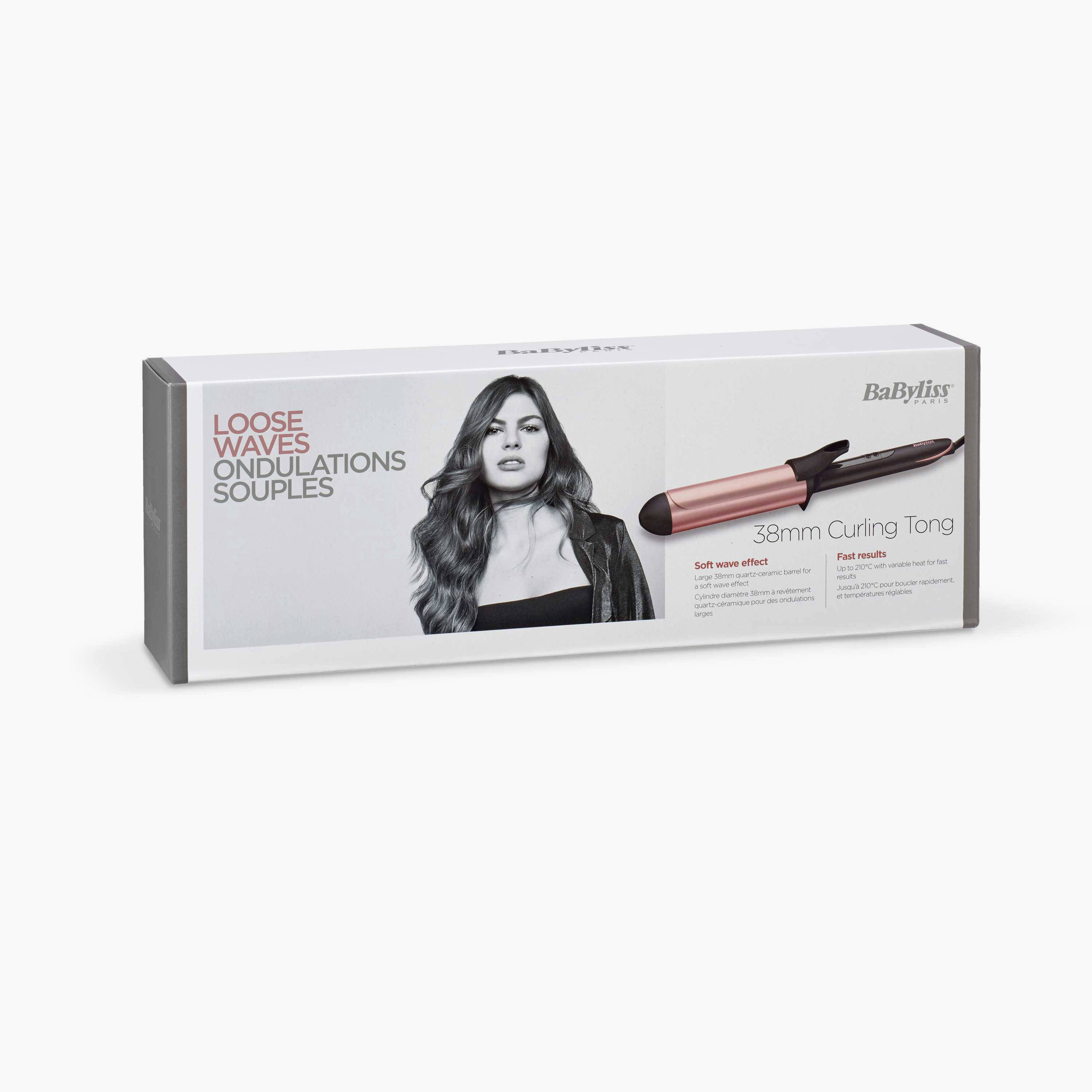 BaByliss Rose-Quartz 38mm krultang - C453E