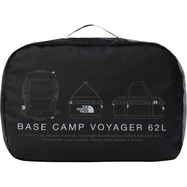 Duffel THE NORTH FACE BASE CAMP VOYAGER DUFFEL 62L TNF BLACK/TNF WHITE